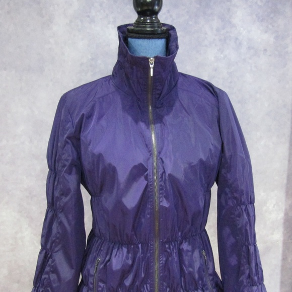 Chico's Zenergy Purple Zip Front Jacket - Picture 3 of 5
